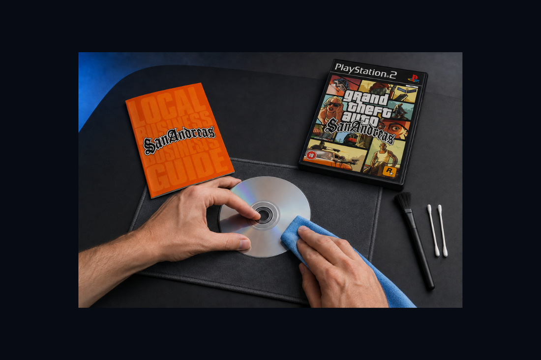 How to Clean PlayStation Cases, Manuals and Discs Safely