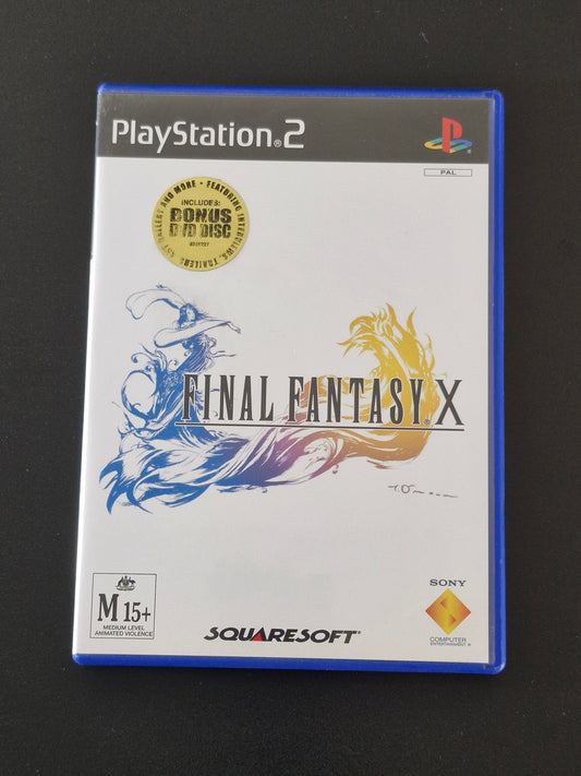 Final Fantasy X FFX (Squaresoft) - Bonus DVD Included