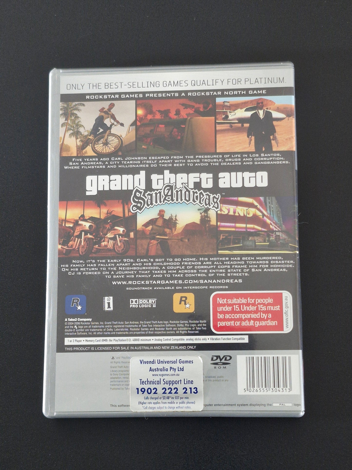 Grand Theft Auto: San Andreas (Rockstar Games) - Platinum Edition
