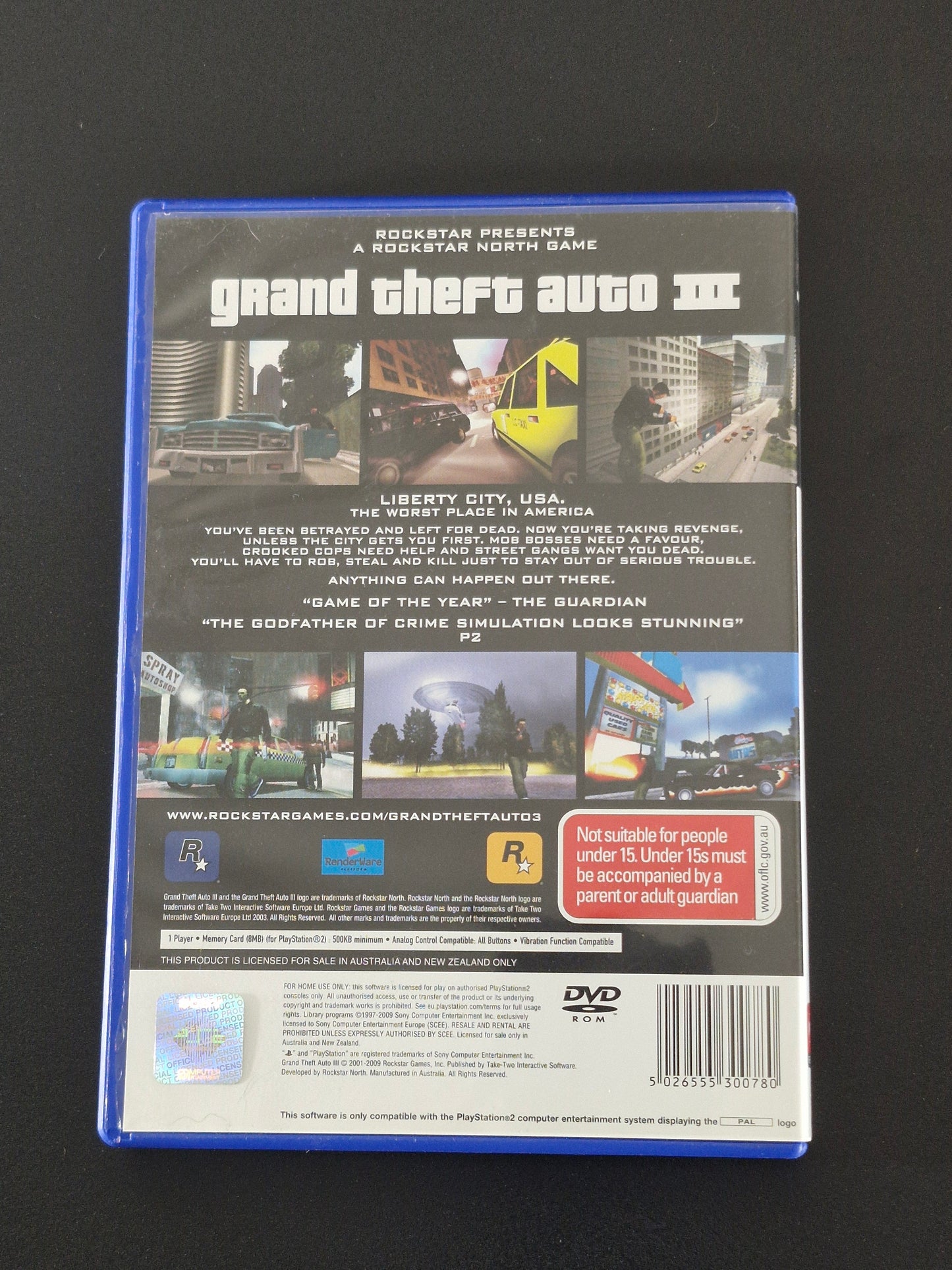 GTA III (Rockstar Games) Complete With Map