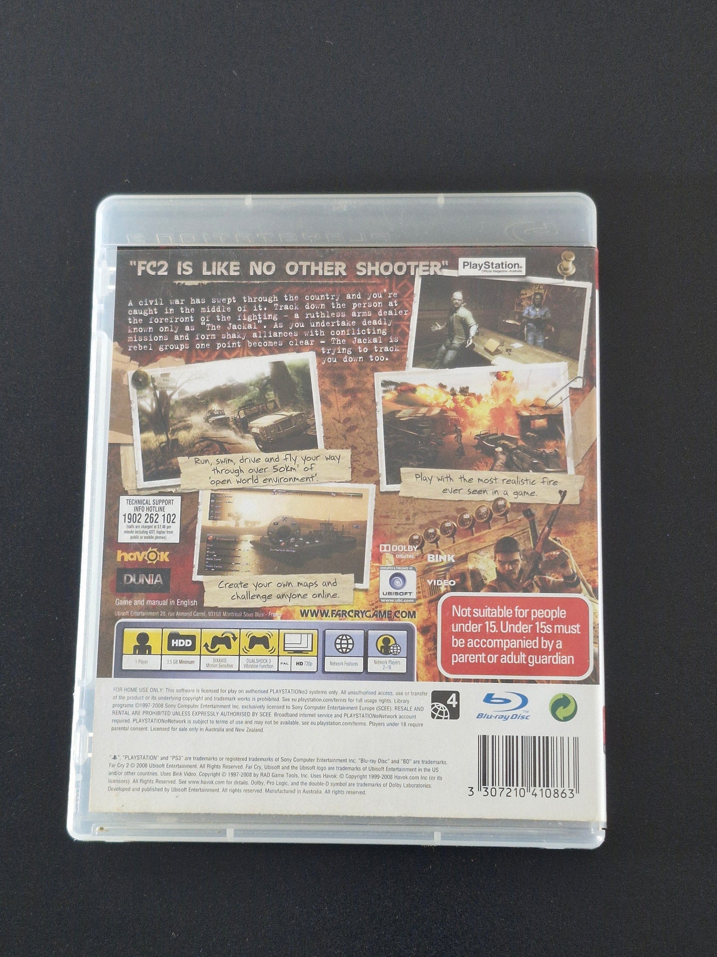 Far Cry 2 (Ubisoft) - Complete With Map