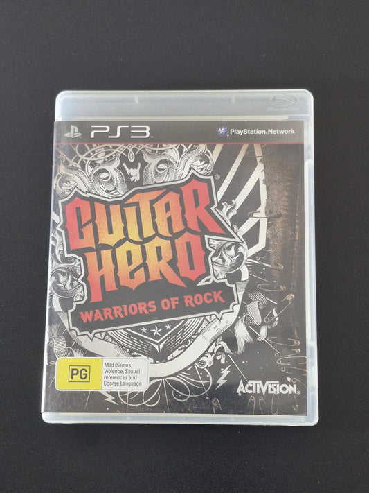 Guitar Hero: Warriors of Rock (Activision, Never soft)