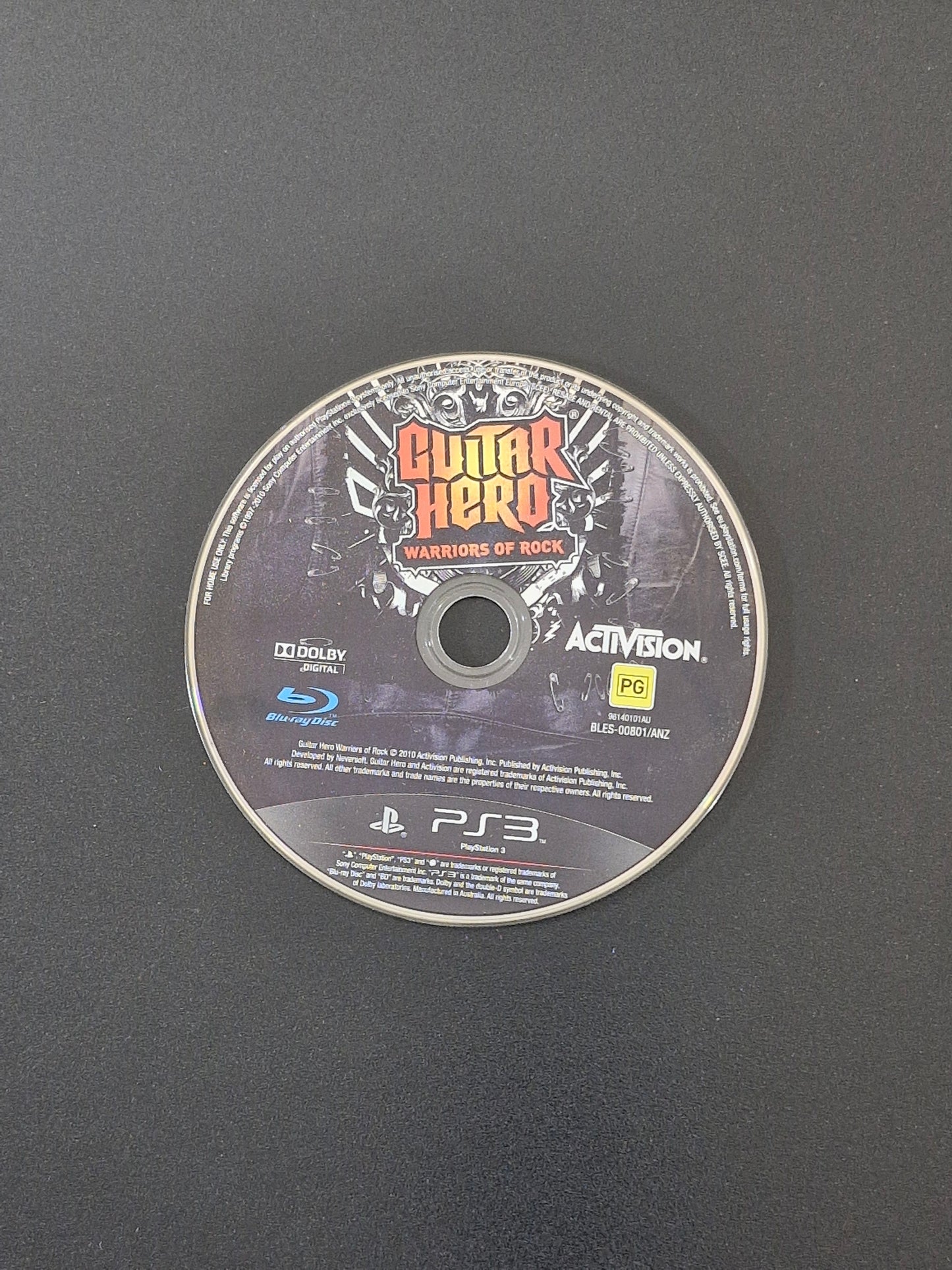 Guitar Hero: Warriors of Rock (Activision, Never soft)