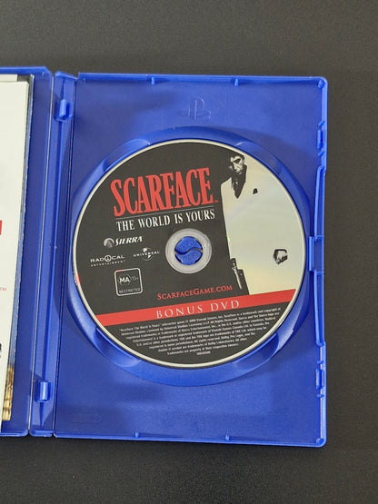 Scarface: The World Is Yours Collector's Edition (Sierra) - Complete with Original Map & Bonus DVD