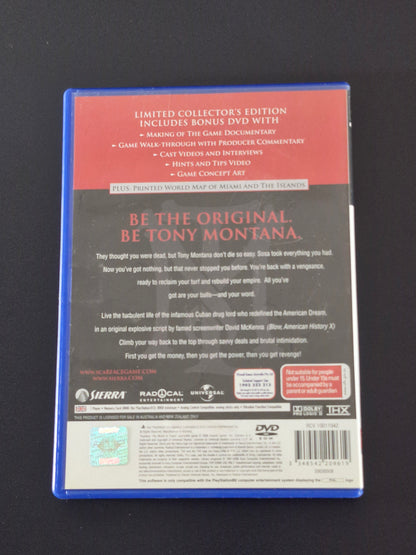 Scarface: The World Is Yours Collector's Edition (Sierra) - Complete with Original Map & Bonus DVD