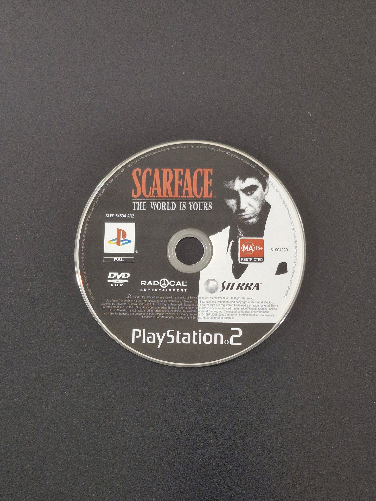 Scarface: The World Is Yours Collector's Edition (Sierra) - Complete with Original Map & Bonus DVD