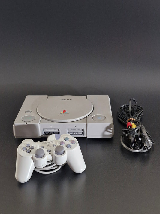 Original Sony PlayStation PS1 Console Bundle SCPH-7002 PAL Controller & Cables