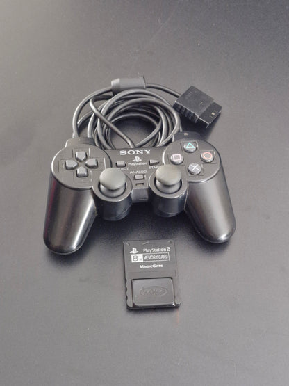 Sony PlayStation 2 PS2 Fat Console SCPH-39002 PAL Bundle Controller Cables Tested