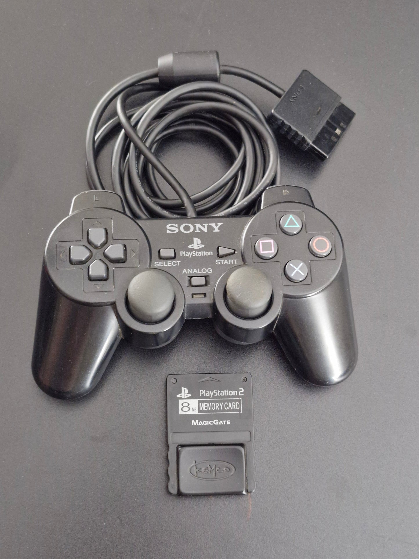 Sony PlayStation 2 PS2 Fat Console SCPH-39002 PAL Bundle Controller Cables Tested