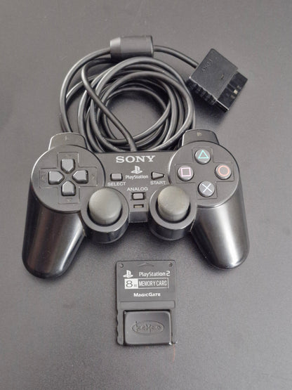 Sony PlayStation 2 PS2 Fat Console SCPH-39002 PAL Bundle Controller Cables Tested
