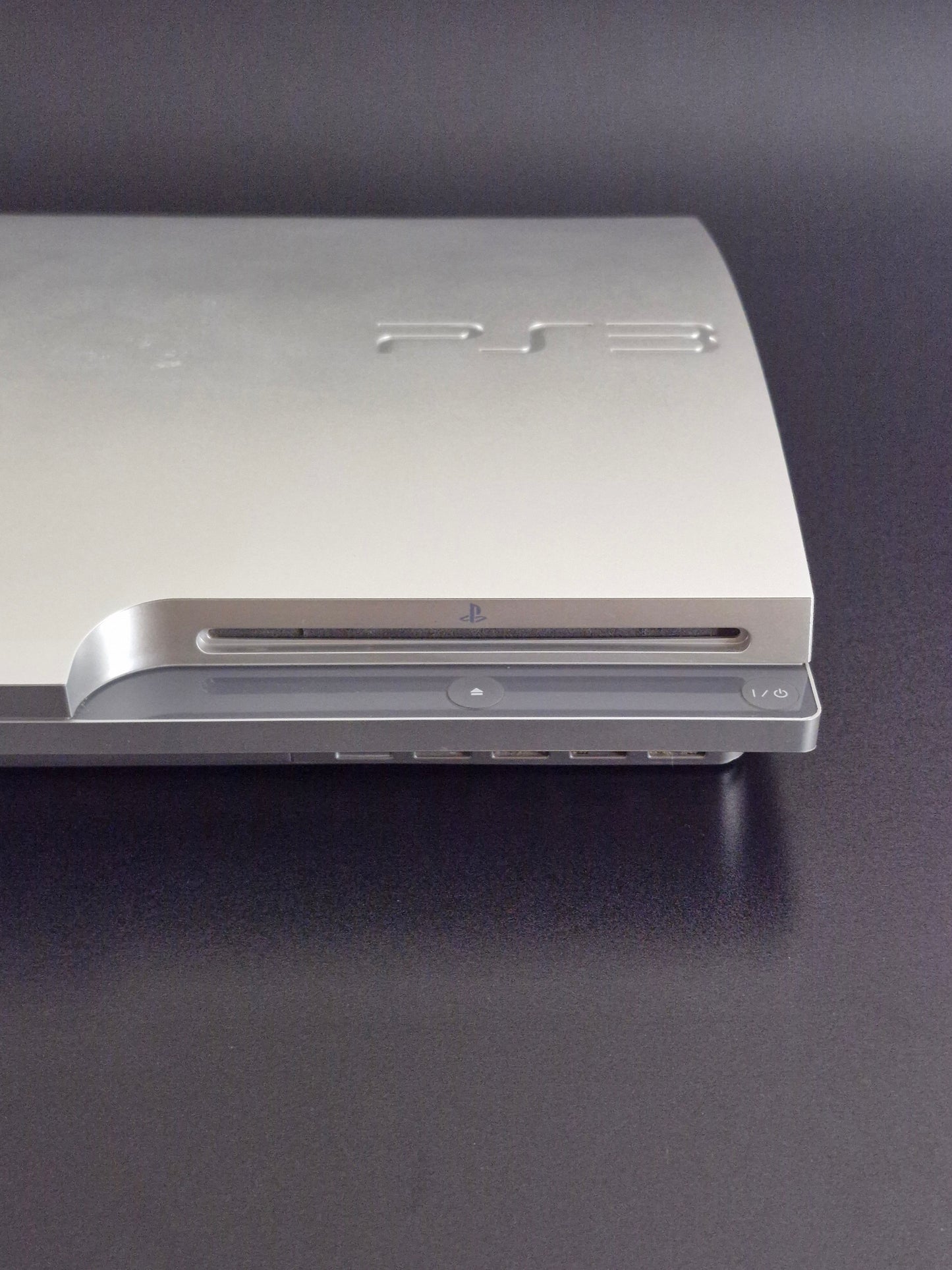 Silver Sony PS3 Slim Console CECH-3002B 320GB DualShock 3 Controller Tested PAL