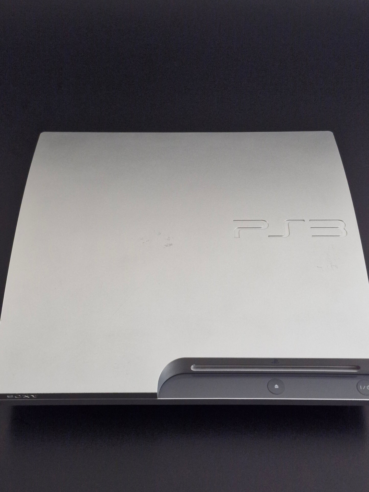 Silver Sony PS3 Slim Console CECH-3002B 320GB DualShock 3 Controller Tested PAL