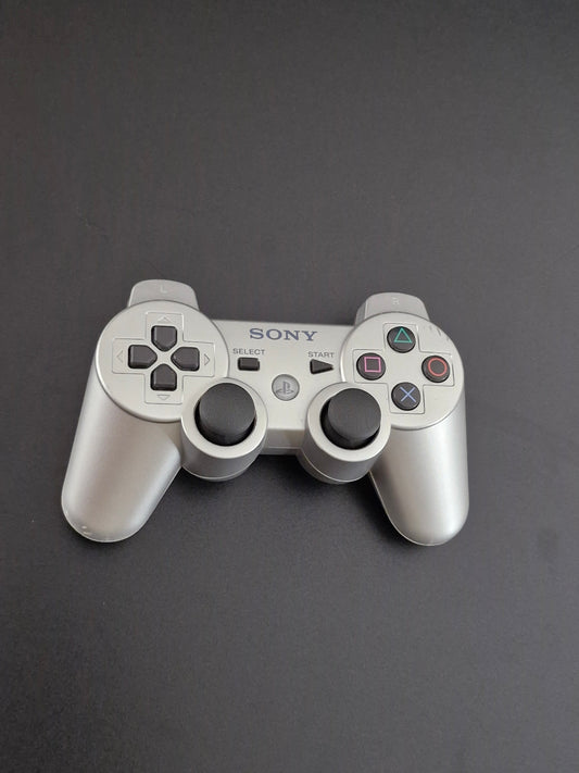 PlayStation 3 Controller - Silver - PS3 - B Grade Condition