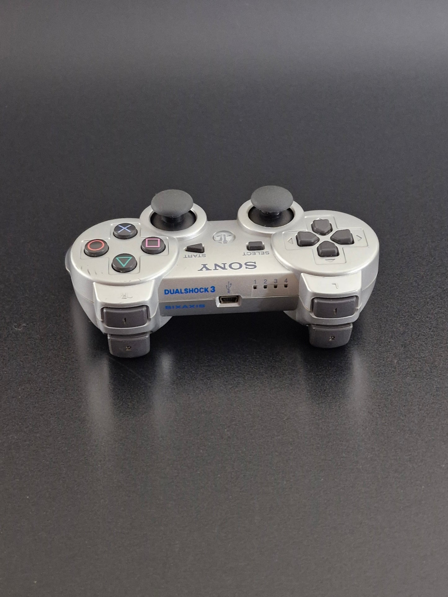 Silver Sony PS3 Slim Console CECH-3002B 320GB DualShock 3 Controller Tested PAL