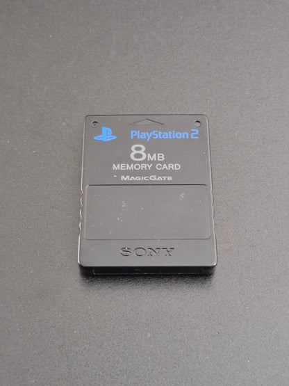 PlayStation 2 8MB Memory Card - Genuine OEM - MagicGate - SCPH-10020 - Tested Working - A Grade Condition