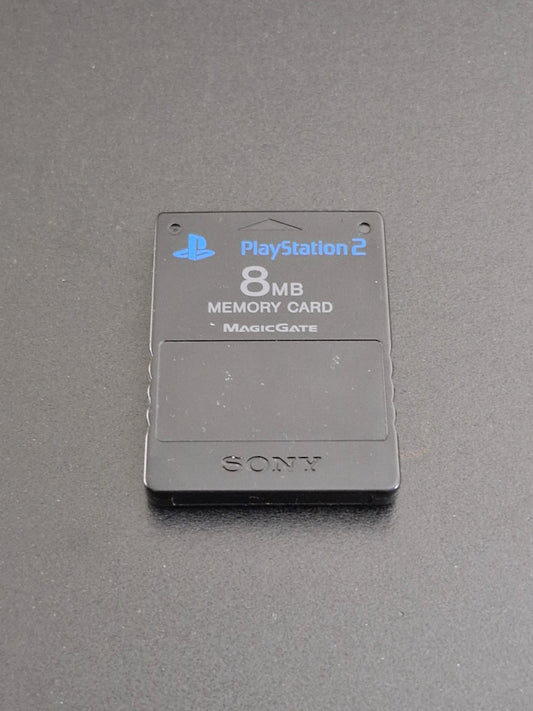 PlayStation 2 8MB Memory Card - Genuine OEM - MagicGate - SCPH-10020 - Tested Working - A Grade Condition