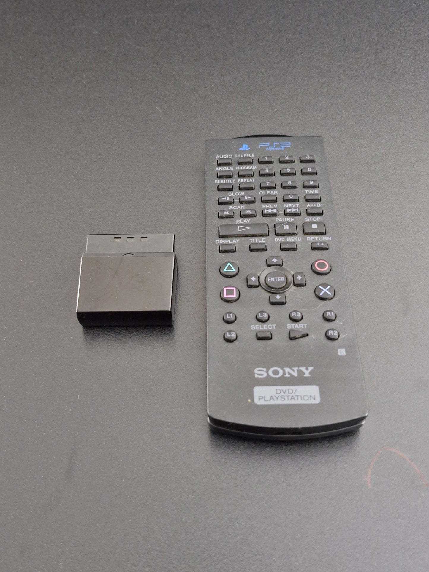 PlayStation 2 DVD Remote Control - Receiver Genuine - Tested Working - OEM - Excellent Condition