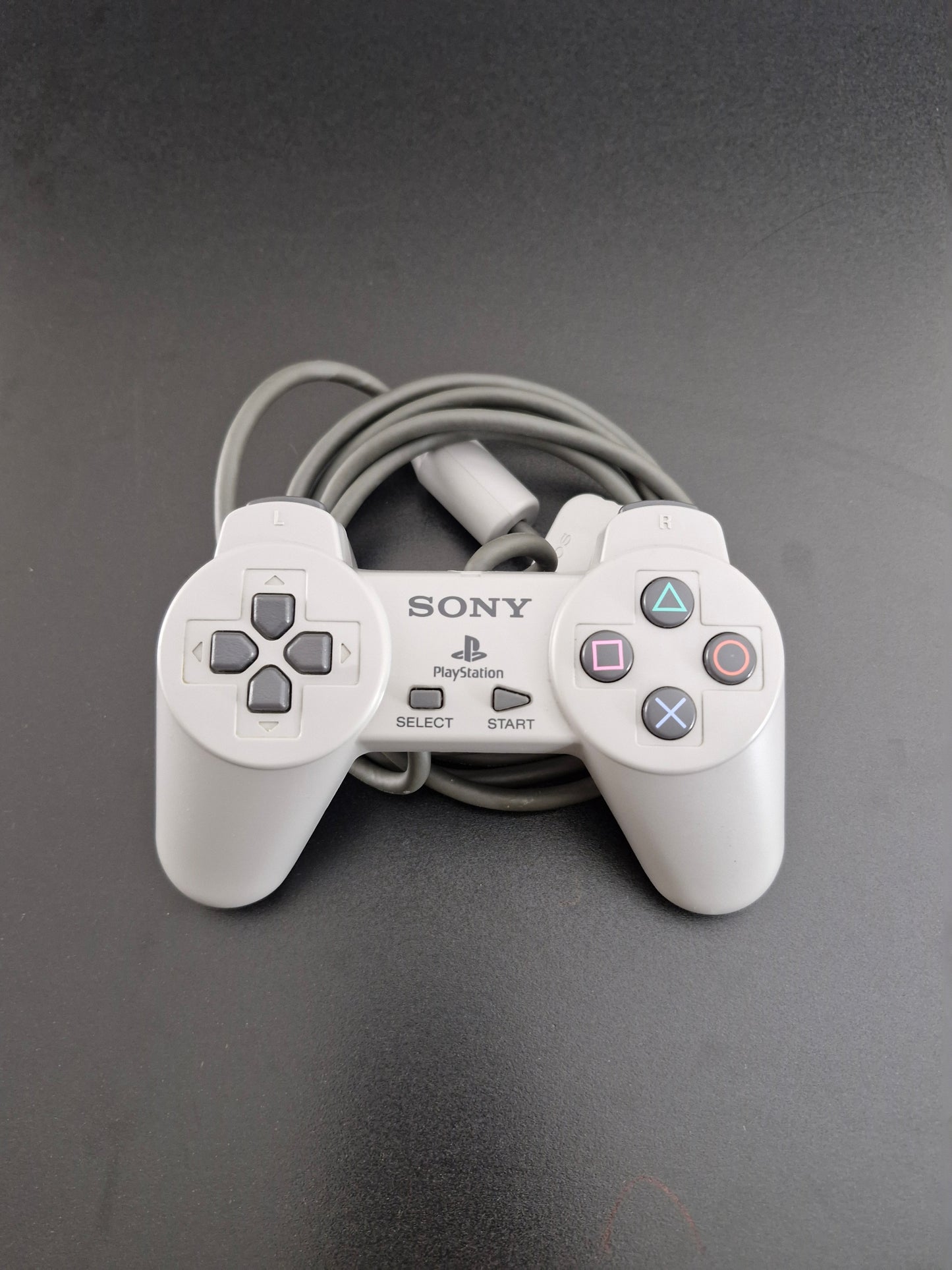 PlayStation 1 Original Digital Controller - Grey - Genuine OEM - Tested Working - Excellent Condition