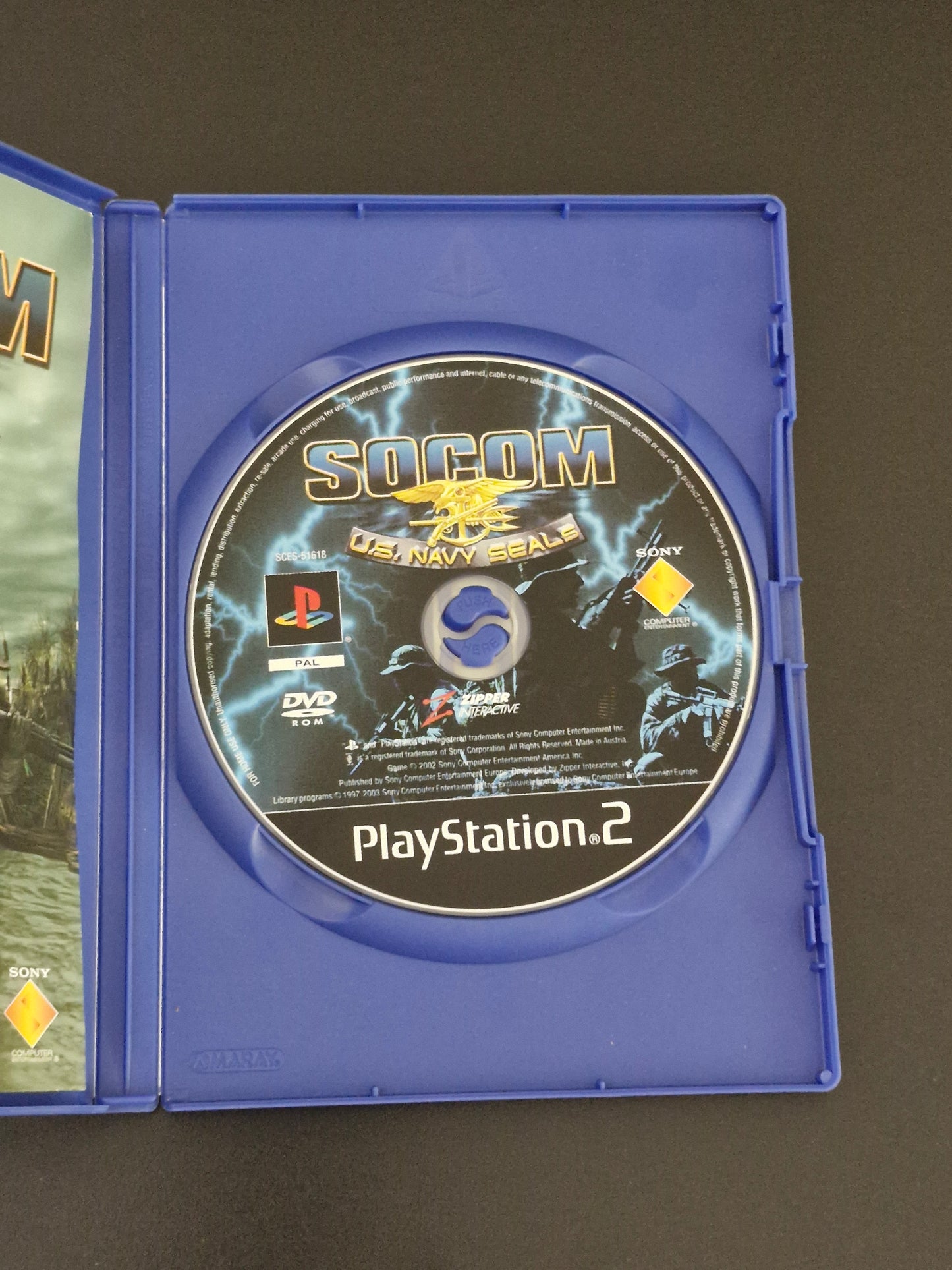 PlayStation 2 Game – SOCOM: U.S. Navy SEALs – PS2 PAL – Complete – Pre-Owned