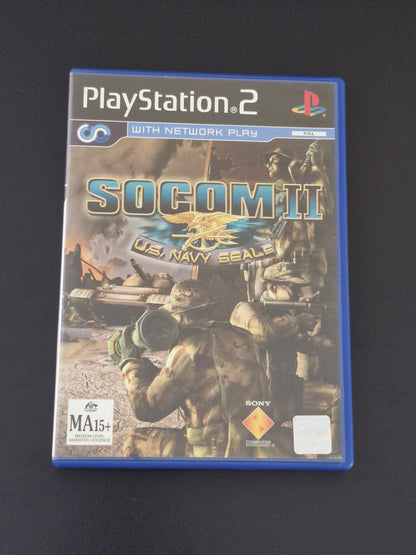 PlayStation 2 Game – SOCOM II: U.S. Navy SEALs – PS2 PAL – Complete – Pre-Owned
