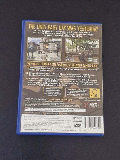 PlayStation 2 Game – SOCOM II: U.S. Navy SEALs – PS2 PAL – Complete – Pre-Owned