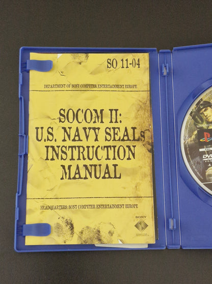 PlayStation 2 Game – SOCOM II: U.S. Navy SEALs – PS2 PAL – Complete – Pre-Owned