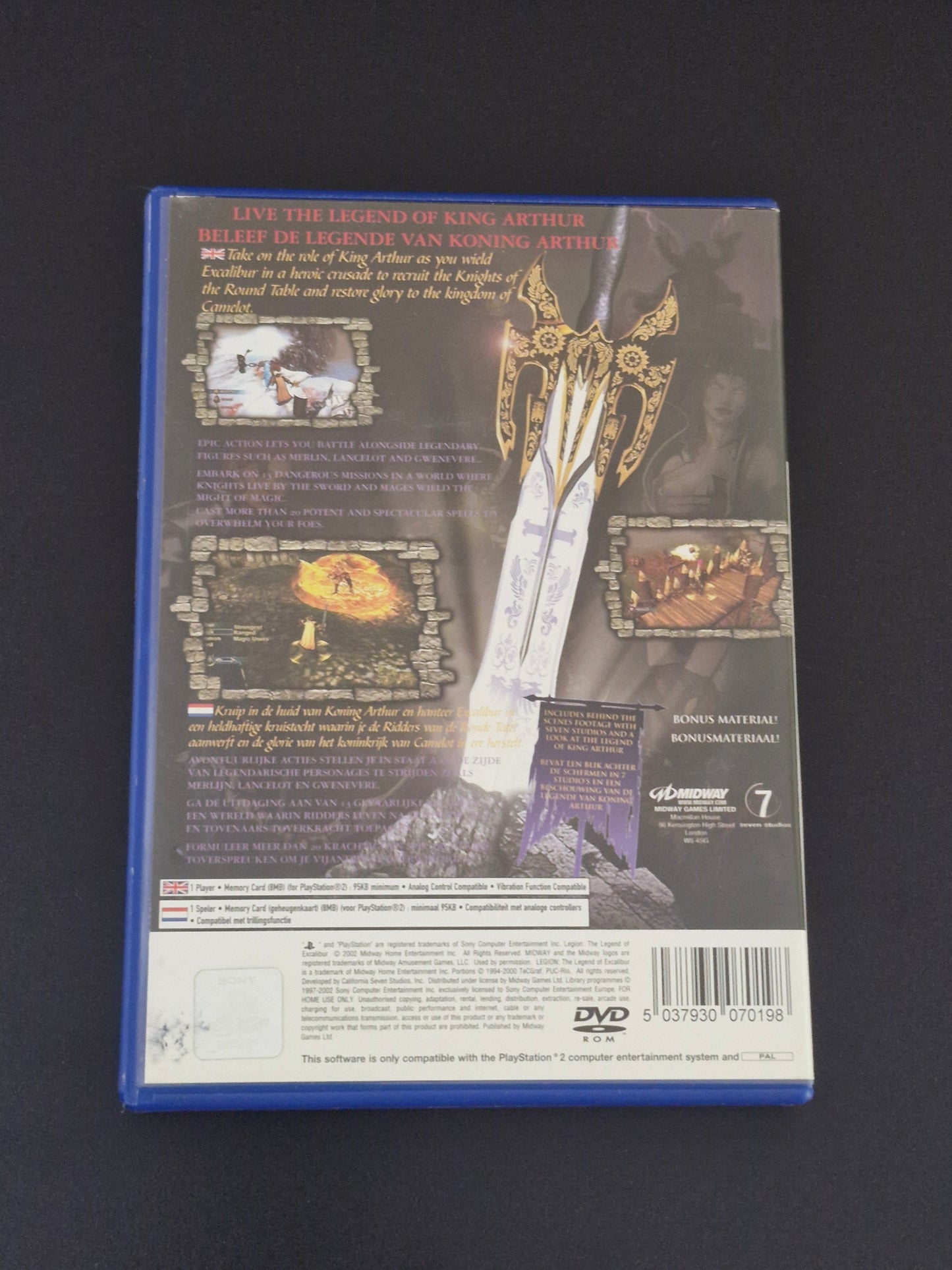 PlayStation 2 Game – Legion: The Legend of Excalibur – PS2 PAL – Complete – Pre-Owned