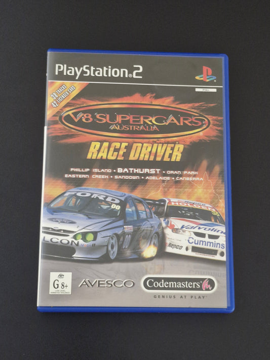 PlayStation 2 Game – V8 Supercars Australia: Race Driver – PS2 PAL – Complete – Pre-Owned