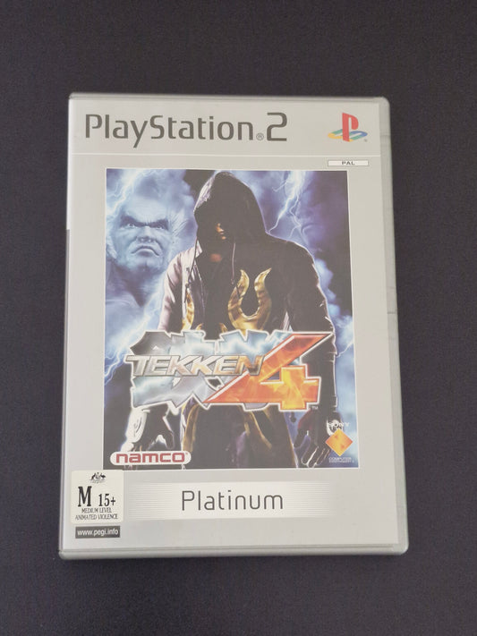 PlayStation 2 Game – Tekken 4 – PS2 PAL Platinum – Complete – Pre-Owned