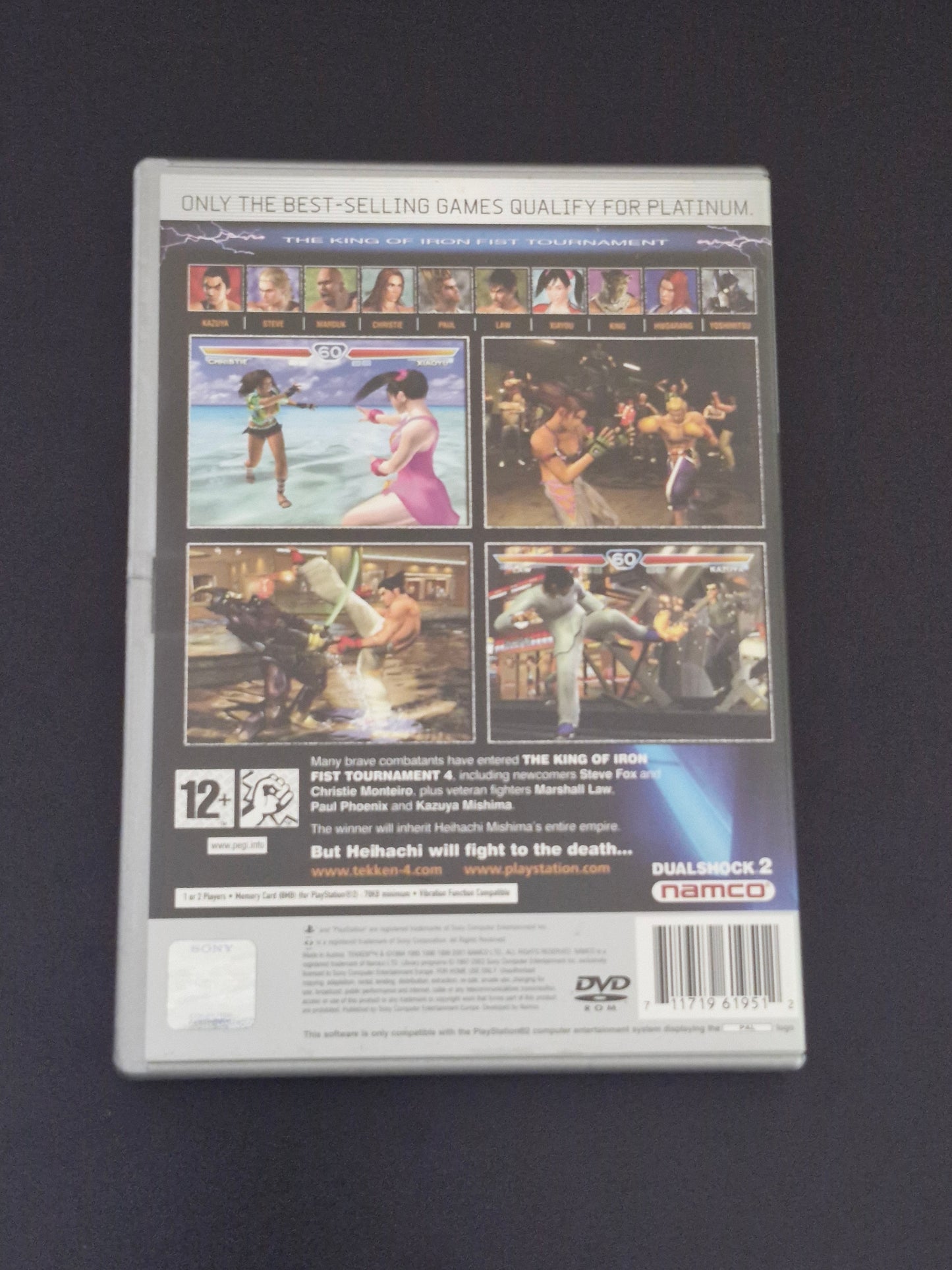 PlayStation 2 Game – Tekken 4 – PS2 PAL Platinum – Complete – Pre-Owned