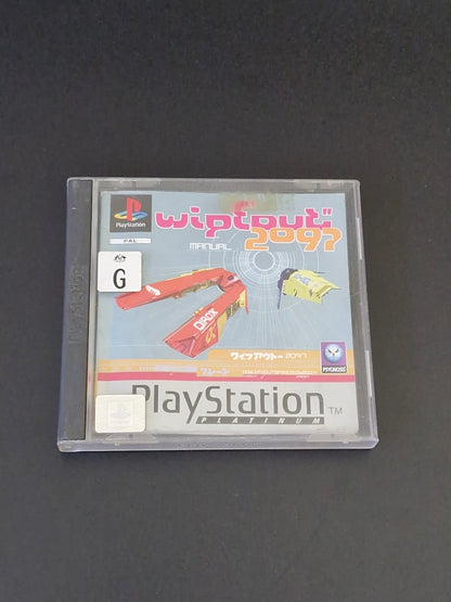 Wipeout 2097 (PAL) Platinum - PlayStation 1 - Complete With Manual - Good Condition