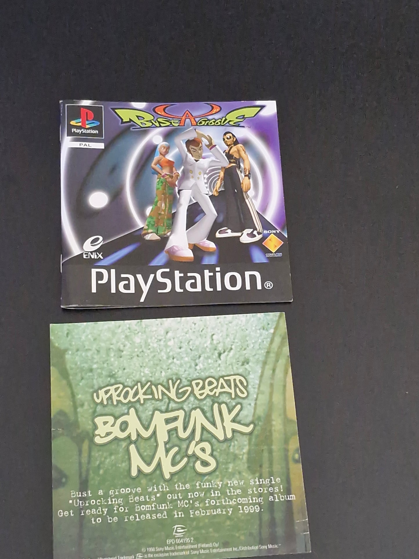 Bust A Groove (PAL) Black Label - PlayStation 1 - Complete With Manual - Excellent Condition