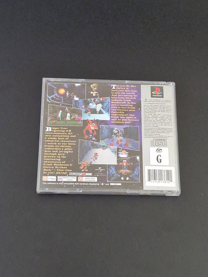 Crash Bandicoot 2: Cortex Strikes Back (PAL) Platinum - PlayStation 1 - Complete With Manual - Excellent Condition