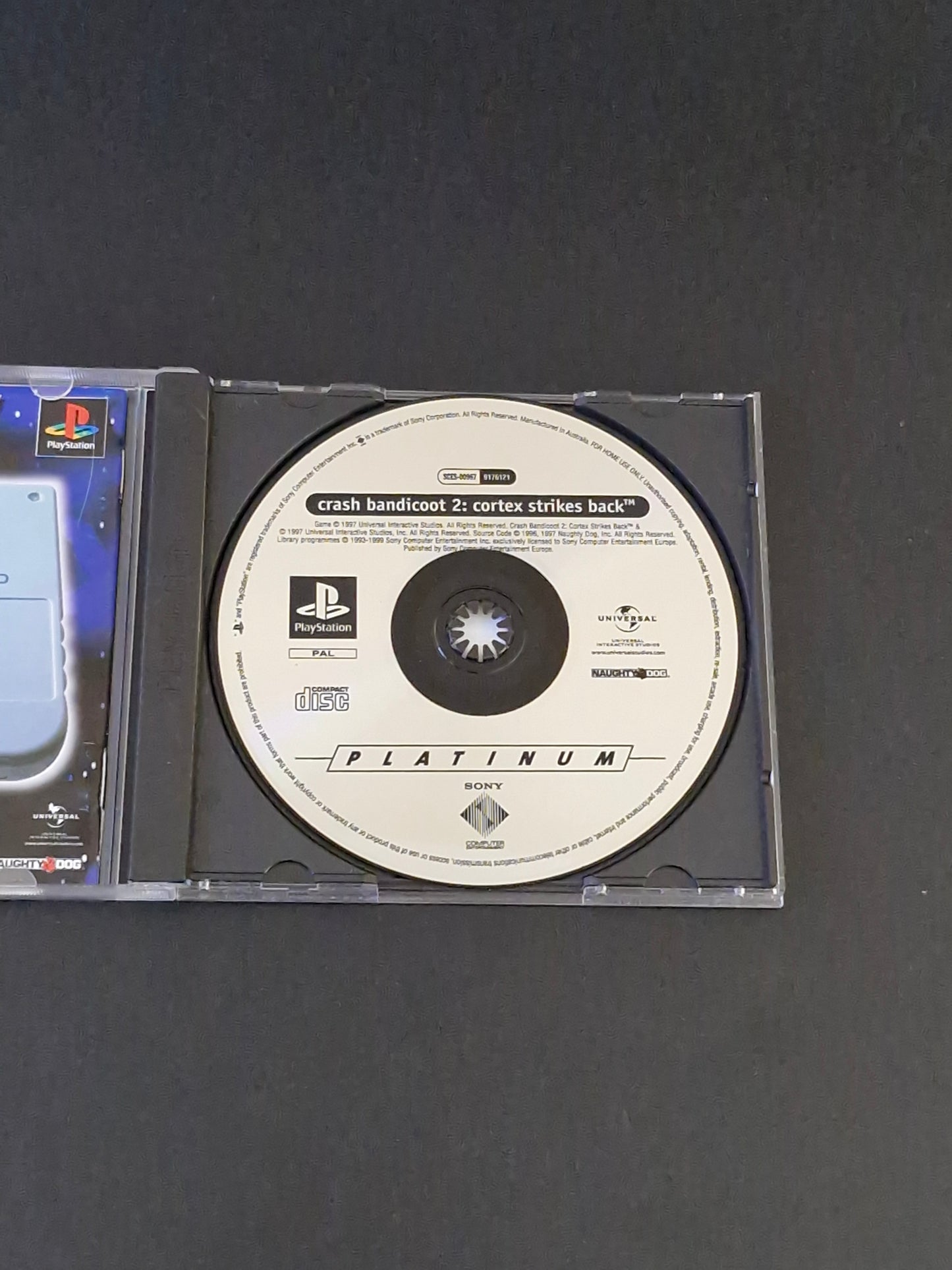 Crash Bandicoot 2: Cortex Strikes Back (PAL) Platinum - PlayStation 1 - Complete With Manual - Excellent Condition
