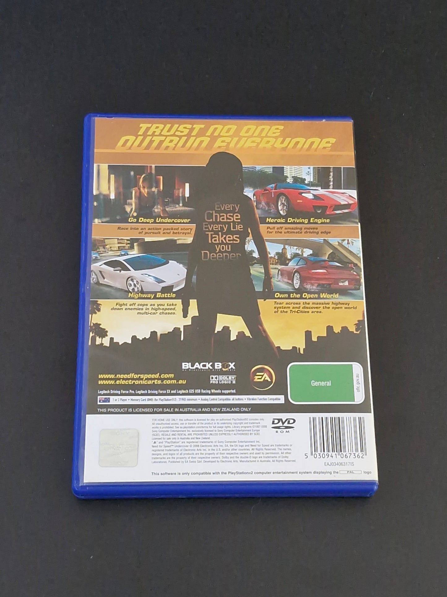 Need for Speed: Undercover (PAL) - PlayStation 2 - Complete With Manual - Excellent Condition