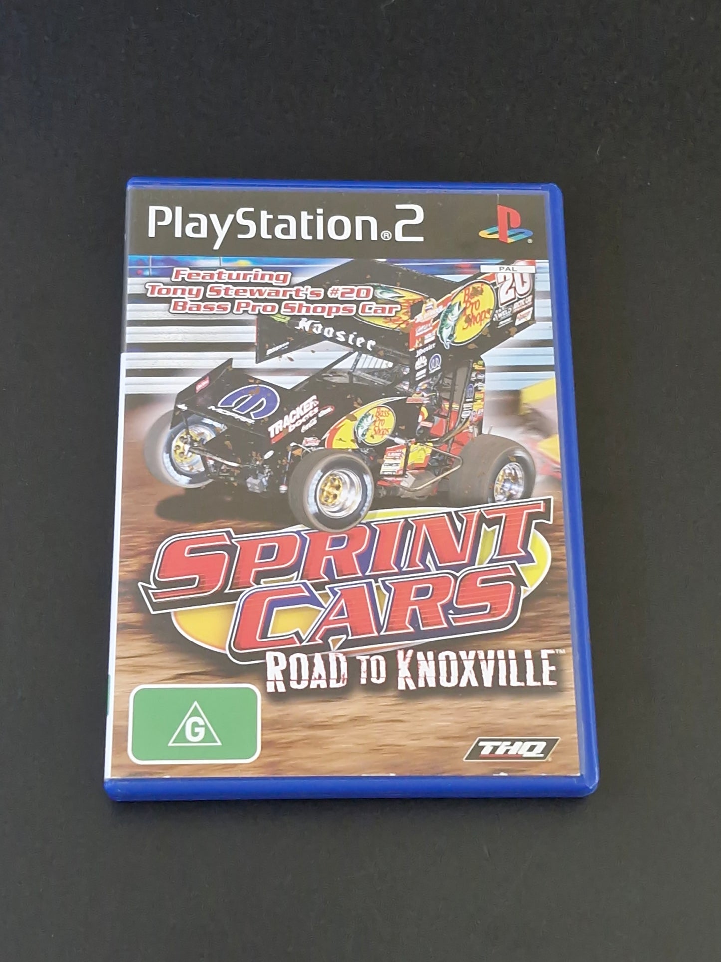 Sprint Cars: Road to Knoxville (PAL) - PlayStation 2 - Complete With Manual - Excellent Condition