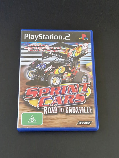 Sprint Cars: Road to Knoxville (PAL) - PlayStation 2 - Complete With Manual - Excellent Condition