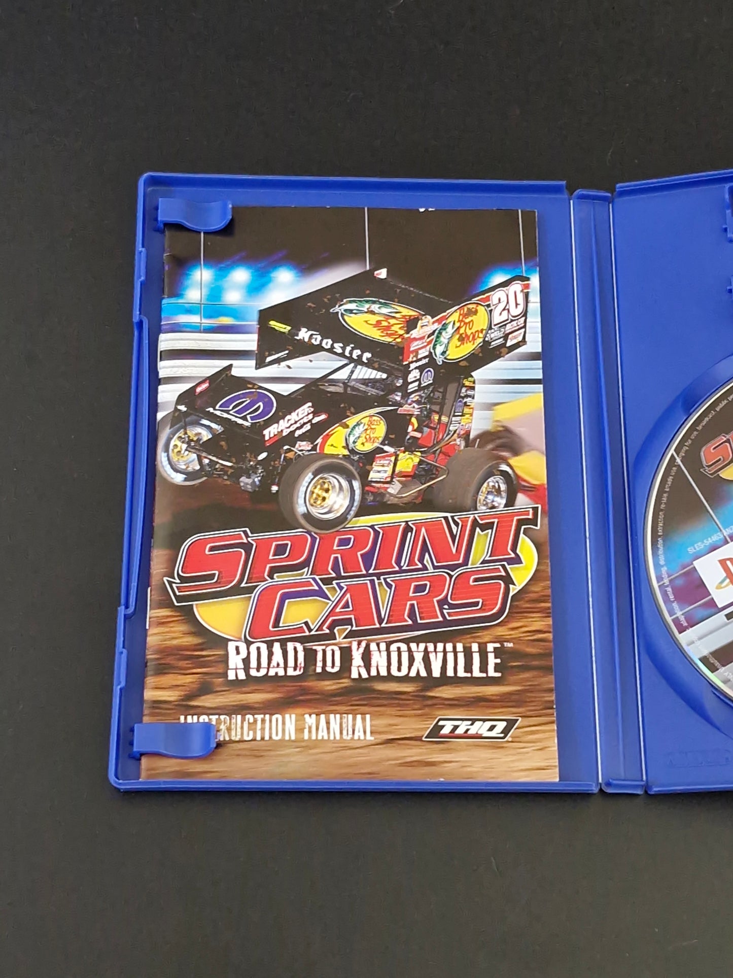 Sprint Cars: Road to Knoxville (PAL) - PlayStation 2 - Complete With Manual - Excellent Condition