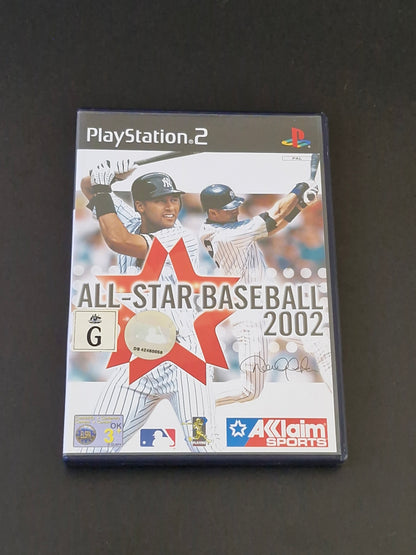 All-Star Baseball 2002 (PAL) - PlayStation 2 - Complete With Manual - Excellent Condition