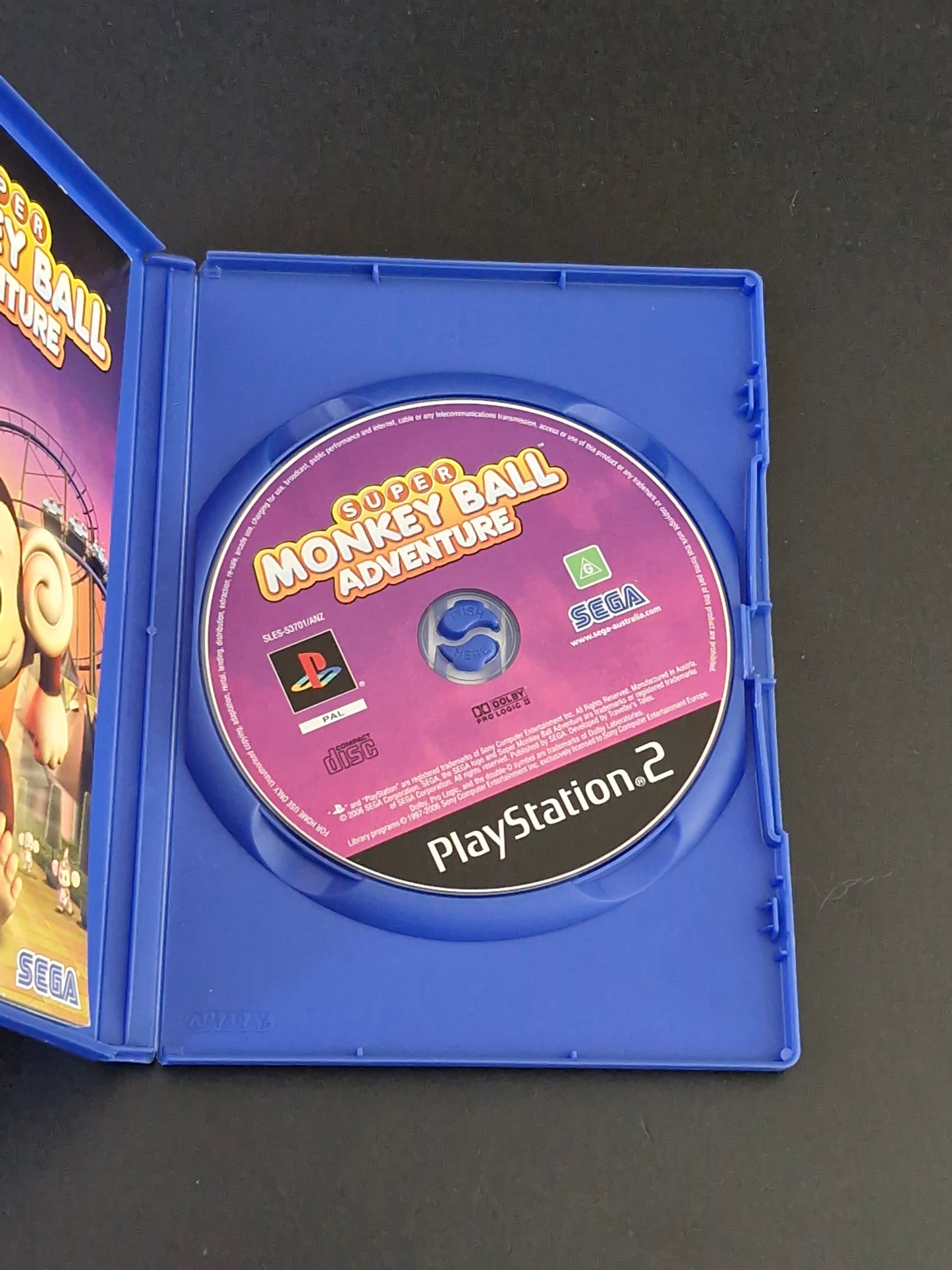 Super Monkey Ball Adventure (PAL) - PlayStation 2 - Complete With Manual - Excellent Condition
