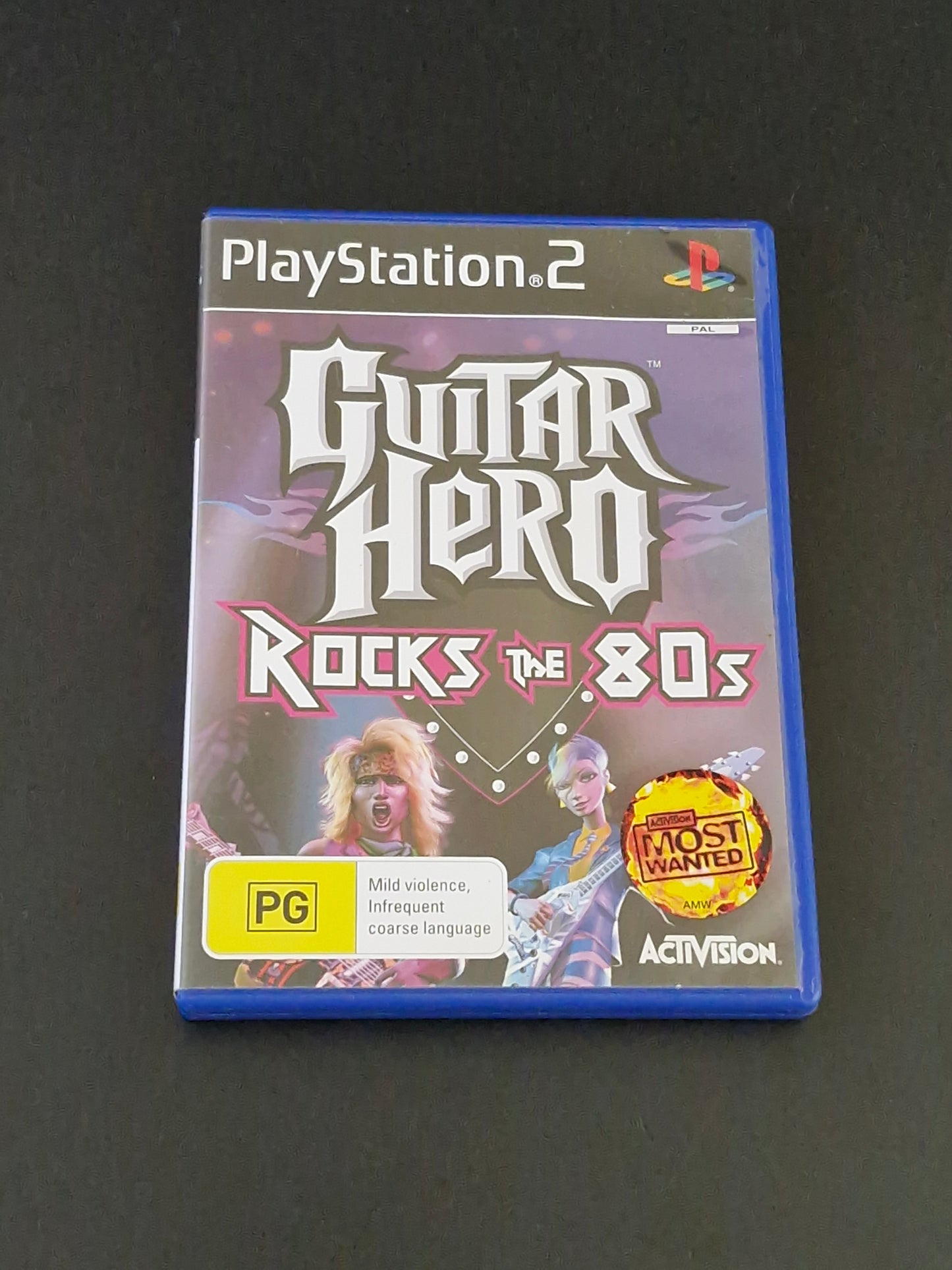 Guitar Hero: Rocks the 80s (PAL) - PlayStation 2 - Complete With Manual - Excellent Condition