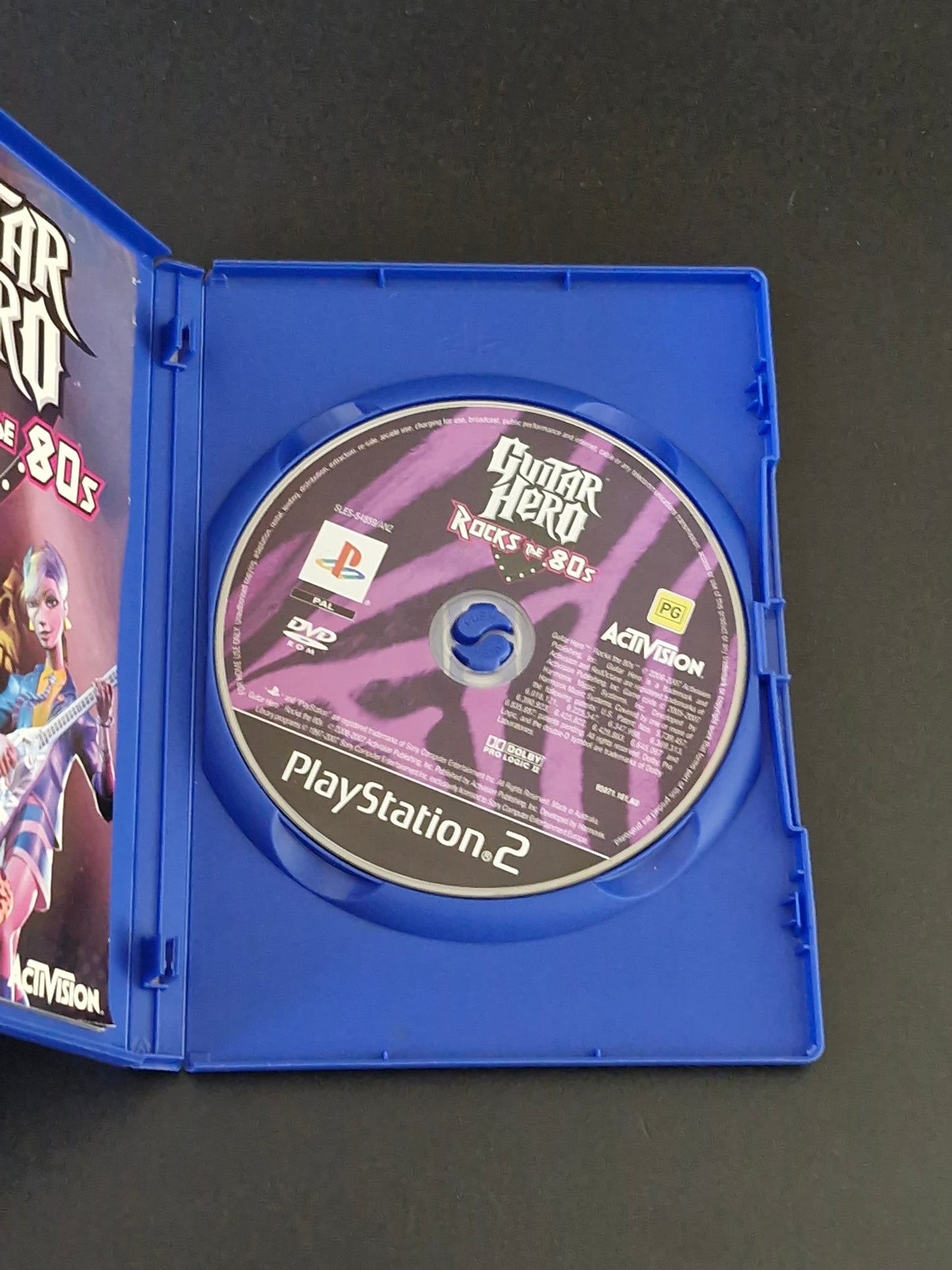 Guitar Hero: Rocks the 80s (PAL) - PlayStation 2 - Complete With Manual - Excellent Condition