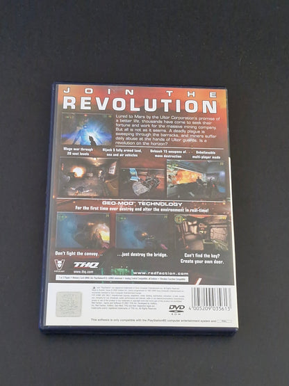 Red Faction (PAL) - PlayStation 2 - Complete With Manual - Excellent Condition