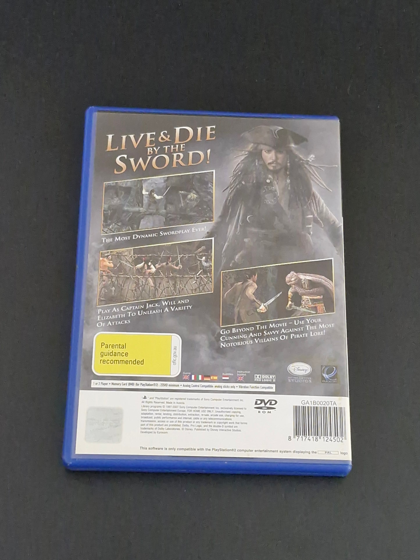 Pirates of the Caribbean: At World's End (PAL) - PlayStation 2 - Complete With Manual - Excellent Condition