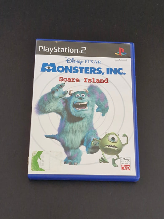 Monsters Inc. - Scare Island (PAL) - PlayStation 2 - Complete With Manual - Excellent Condition