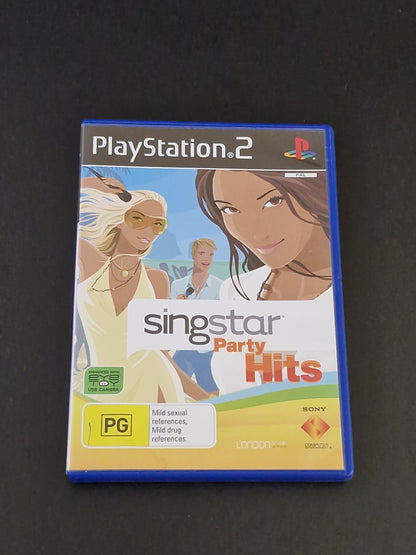 SingStar Party Hits (PAL) - PlayStation 2 - Complete With Manual - Excellent Condition