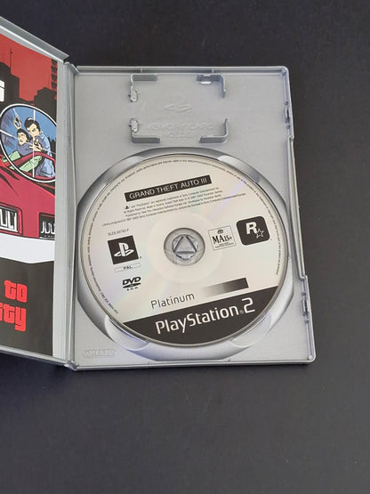 Grand Theft Auto III - Platinum (PAL) - PlayStation 2 - Complete With Manual - Excellent Condition
