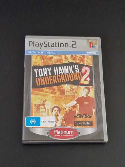 Tony Hawk's Underground 2 - Platinum (PAL) - PlayStation 2 - Complete With Manual - Excellent Condition