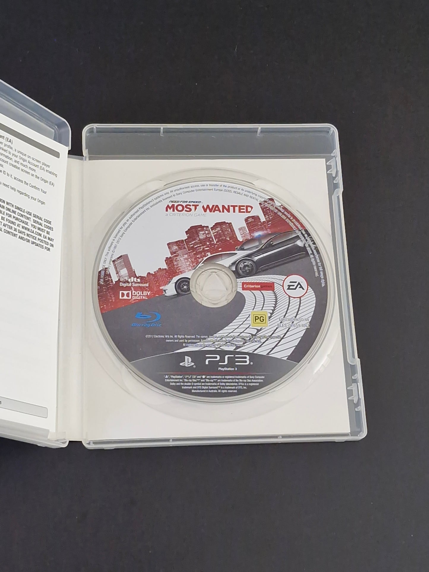 Need for Speed: Most Wanted (PAL) - PlayStation 3 - Complete With Manual - Excellent Condition