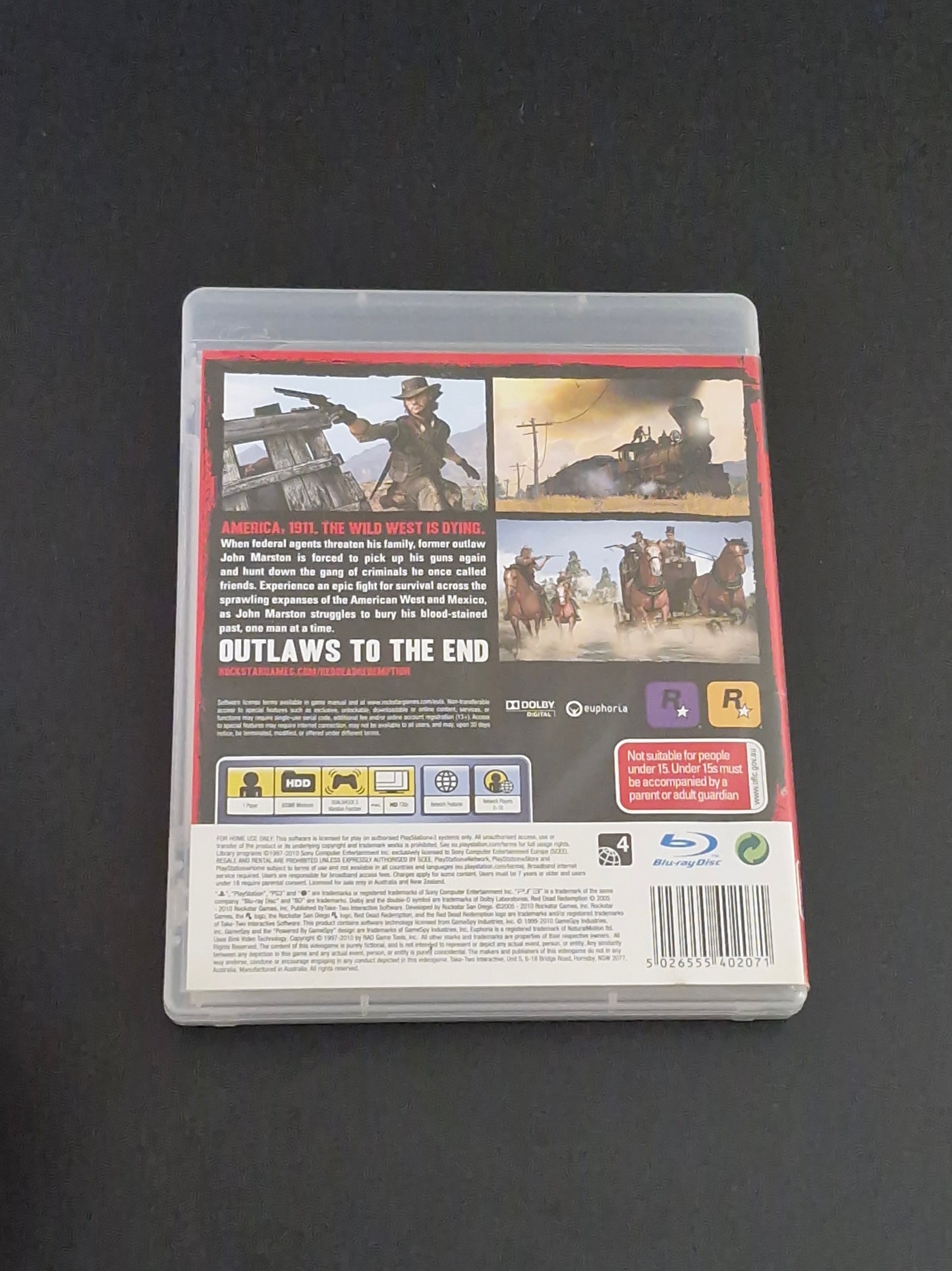 Red Dead Redemption (PAL) - PlayStation 3 - Complete With Manual - Excellent Condition